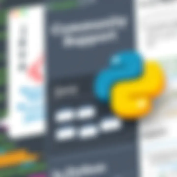 Community Support for Java and Python Graph depicting community support and resources for Java and Python