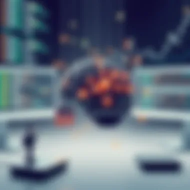 Ethical Dilemmas in Artificial Intelligence An artistic representation of ethical dilemmas faced in artificial intelligence development.