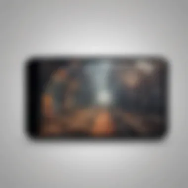 Enhanced Viewing Experience on iPhone Creative Artwork of Ad-Free YouTube Experience on iPhone