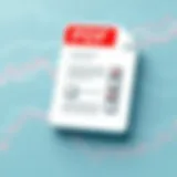 PDF Document with Checkboxes Illustration of PDF document with checkboxes