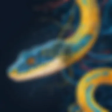 Neural Networks and Python A conceptual graphic depicting neural networks and their relationship with Python.