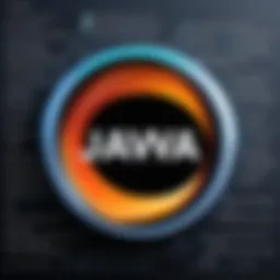A visual representation of the Java programming language logo