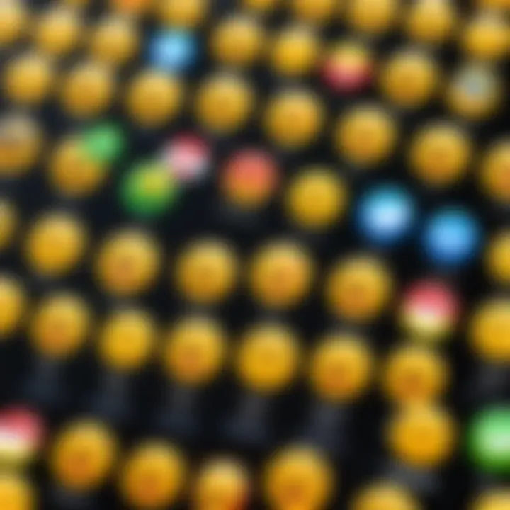 Android messaging app with newly added emojis