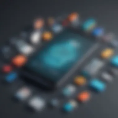 File Cleanup Strategies Android phone decluttering illustration