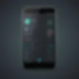 Illustration of Android smartphone with call recording feature