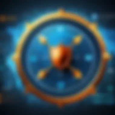 Antivirus Program Security Illustration of Antivirus Program Security