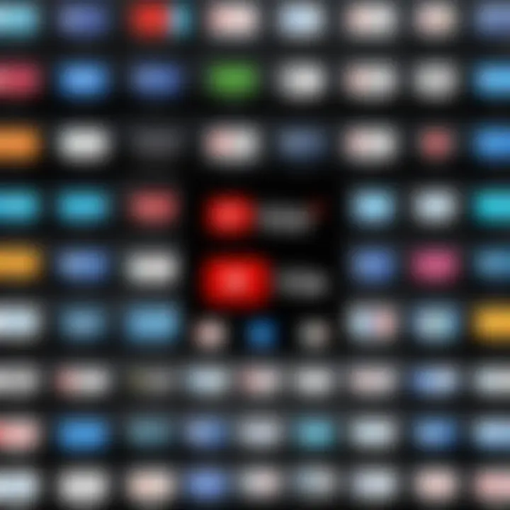 A collection of icons representing different video formats available for download.