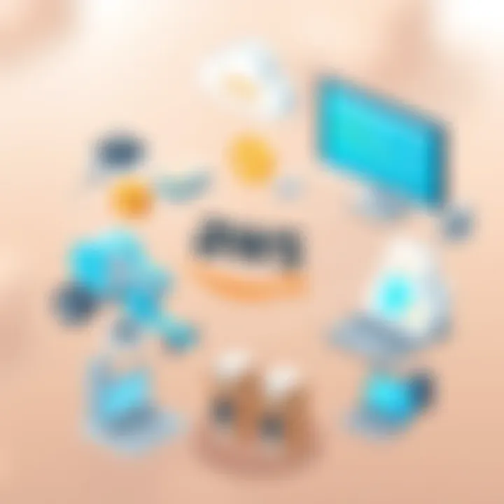 Infographic showcasing AWS services