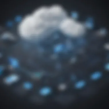 Navigating Cloud Computing with Azure Managed Instances Abstract representation of cloud computing with managed instances in Azure