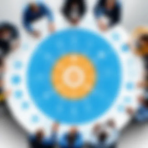 Illustration showcasing the collaboration between developers and business stakeholders in BDD.