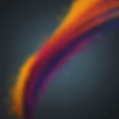 Dynamic Brush Strokes Creative brush strokes blending into each other