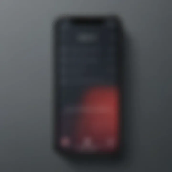 Illustration of blocked unknown number notification on iPhone