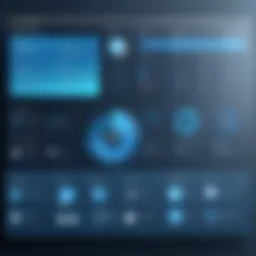 A sleek Java GUI application interface showcasing various components