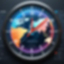 Clock representing various time zones