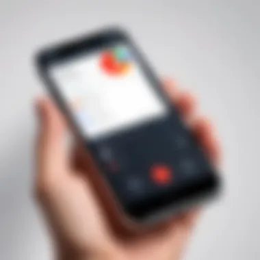 Casual Use of Call Recorder Lite for Everyday Conversations A casual user enjoying Call Recorder Lite on an iPhone