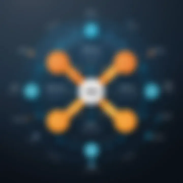 Visual representation of data distribution in a Cassandra cluster