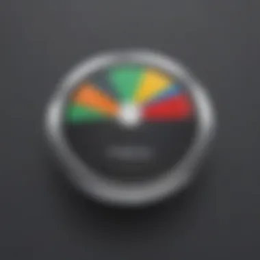 Minimalistic Chrome Download Button on Mac Screen