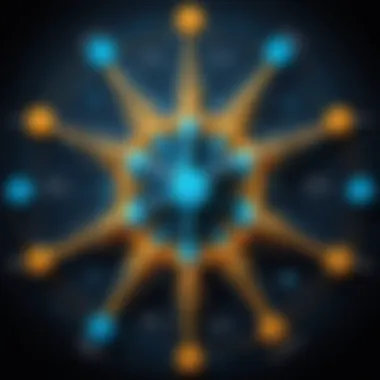 Star Topology in Cisco Networking Diagram showcasing a star topology in networking