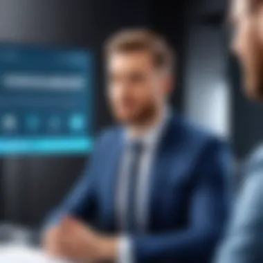 Confident Candidate in an Interview Candidate confidently answering interview questions