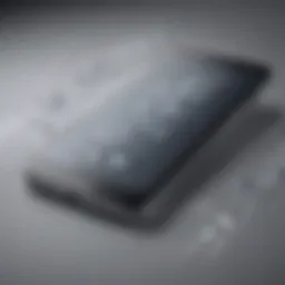 Musical notes streaming from a digital device