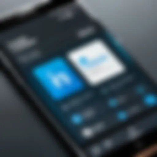 Overview of the LinkedIn app interface on Android