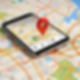 Lost Android device on map