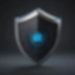 Secure Shield Icon for Text Message Blocking Apps