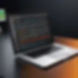 Elegant Macbook Pro showcasing Sublime Text interface