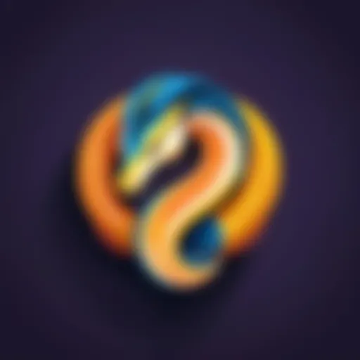 Python logo representation