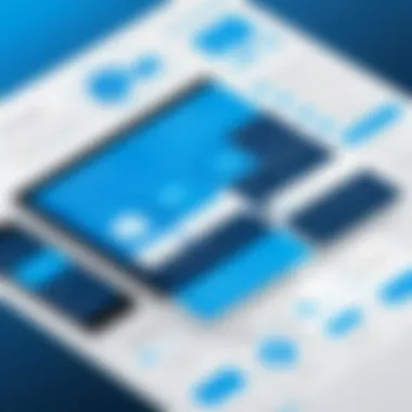 Diagram of Azure services and functionalities
