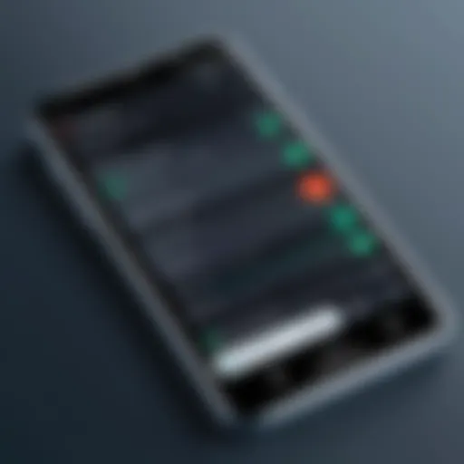 A smartphone displaying a call blocking application interface