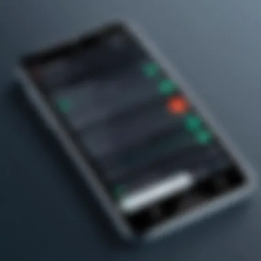 Exploring Call Blocker Interface A smartphone displaying a call blocking application interface