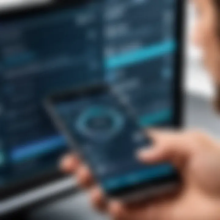A user navigating connection settings on a smartphone