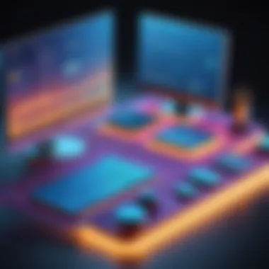 Dynamic learning environment showcasing bootcamp interactions