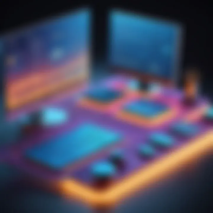 Dynamic learning environment showcasing bootcamp interactions