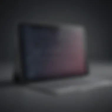 Innovative HTML Coding Showcase Crafted HTML Code on Digital Tablet