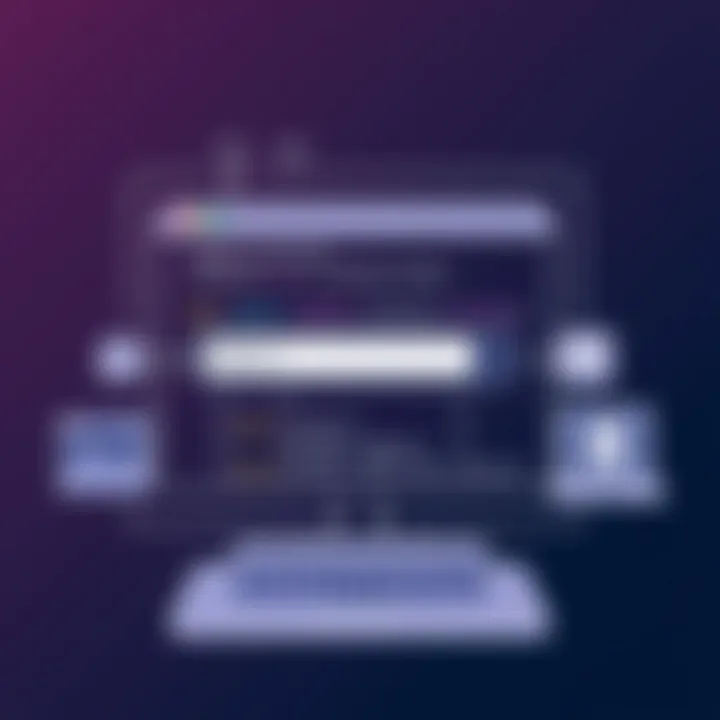 Essential HTML Structure for Search Functionality HTML structure showcasing search interface
