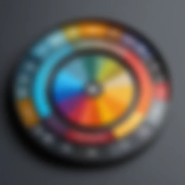 Color palette selection for logo creation in GIMP