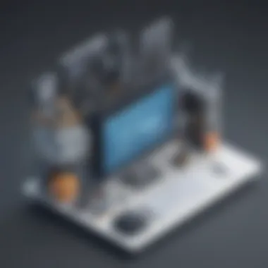 Advanced Development Tools Developer using advanced tools for microservices development