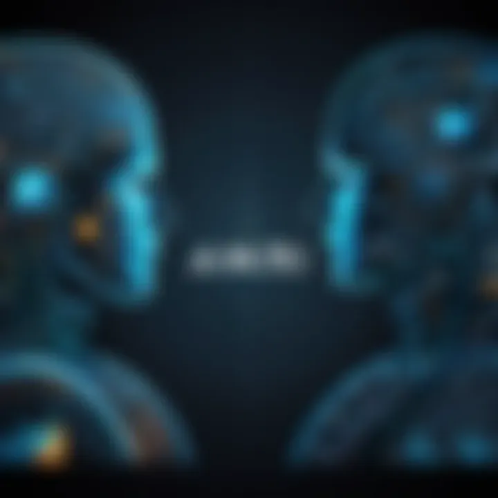Comparative Analysis of Data Mining and AI Infographic comparing data mining and artificial intelligence
