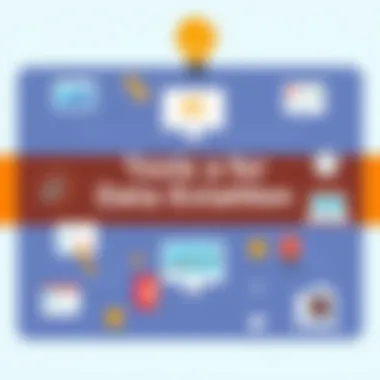 Infographic showcasing tools for data extraction