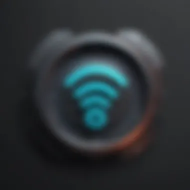 Enhancing Security Measures for WiFi Passwords Digital security lock symbolizing WiFi password protection