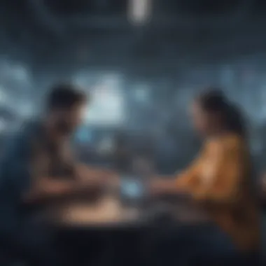Tension Unleashed Dramatic confrontation scene