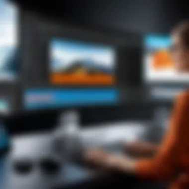 Editing screen recording footage