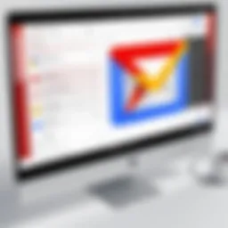 Gmail account recovery options displayed on a screen