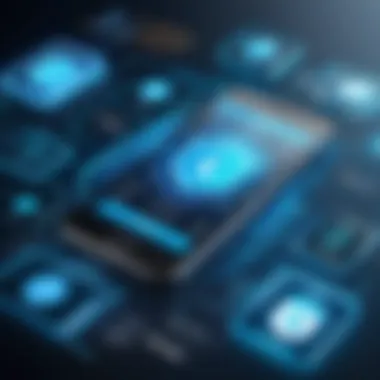 Mobile Application Security Features Security features highlighted in a mobile application