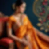 Regal Elegance: Embroidered Saree Exquisite Embroidered Saree in Royal Hues
