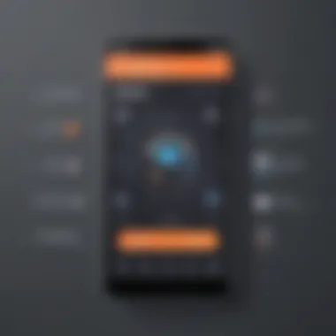 Empowering Knowledge: Mobile App Notifications Insights Illustration symbolizing enhanced understanding of mobile app notifications