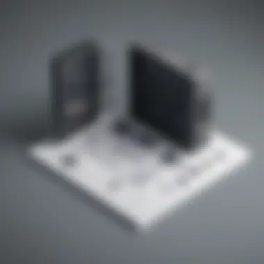 Innovative File Management Techniques Illustration of a futuristic file management concept