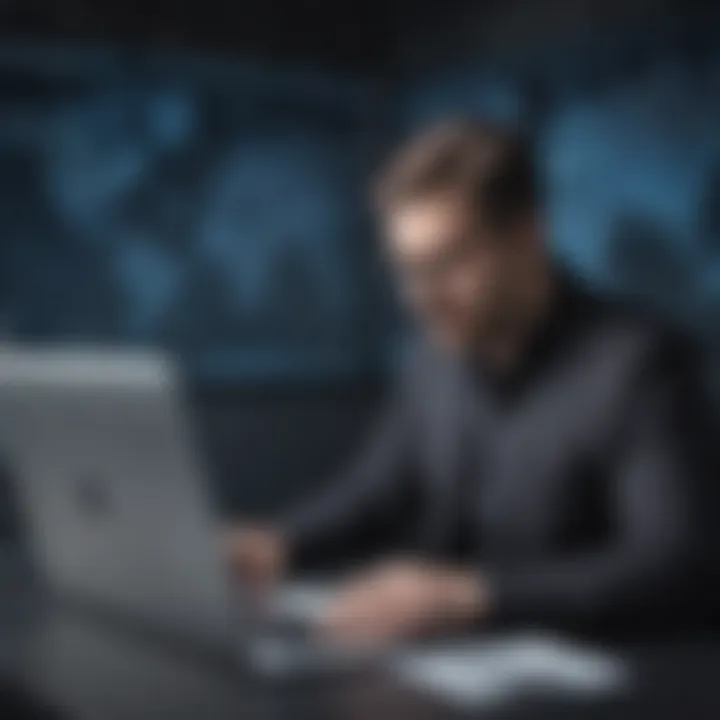 Network Security Specialist Reviewing Vulnerability Reports